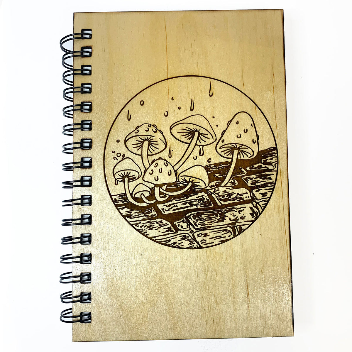 Mushroom Circle Sketchbook Notebook Cover – Glowforge Shop